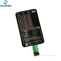 Power control equipment black membrane switch two layer